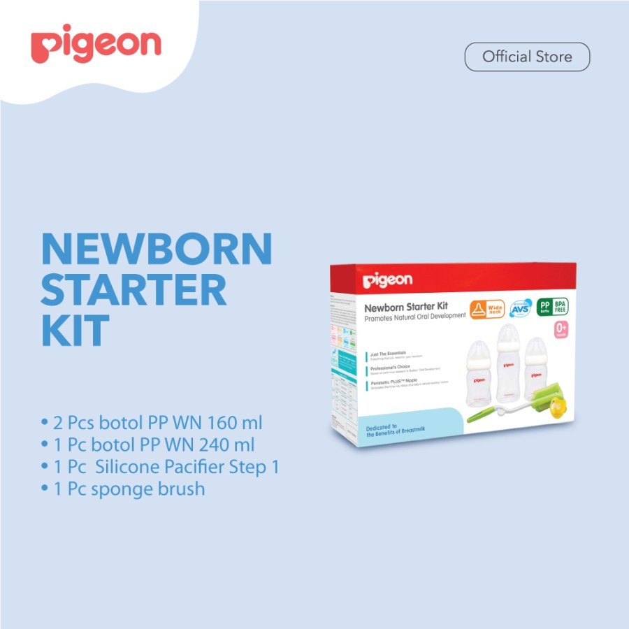 Pigeon Newborn Starter Kit - Paket Botol Susu