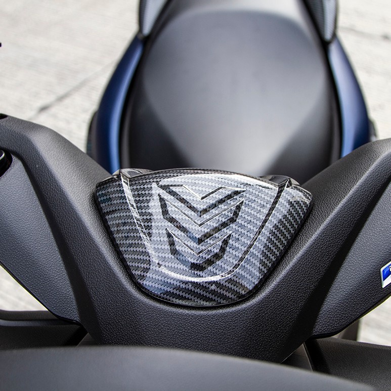 Cover Tutup Stang Segitiga Yamaha New Nmax 2020-2022 Carbon Nemo