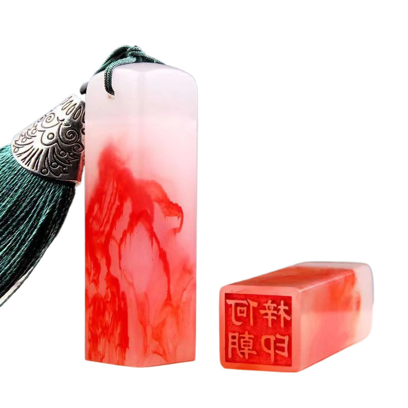 

Clear Name Stamps Customized Resin Name Seal Artist Painting Hard Pen Calligraphy Stamp Children Chinese Name Carving Gift Seal