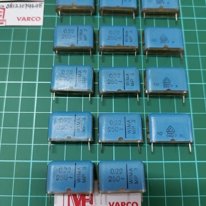SGApart capacitor 0.22uf /220N 250v~ 400vdc WIMA MP3