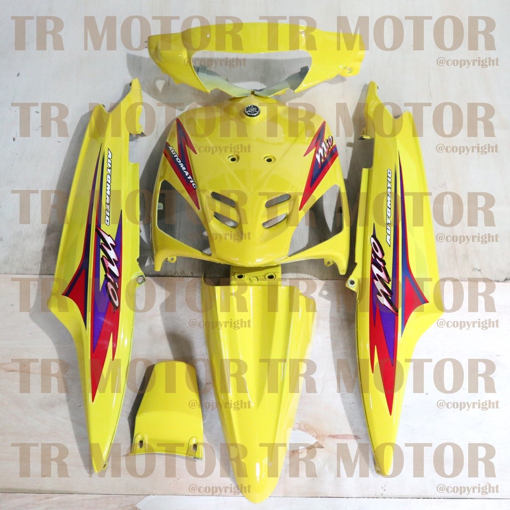 COD - Body Mio Sporty Full Set 2003 Kuning Body Halus Mio Sporty Mio Lama - Bahan ABS