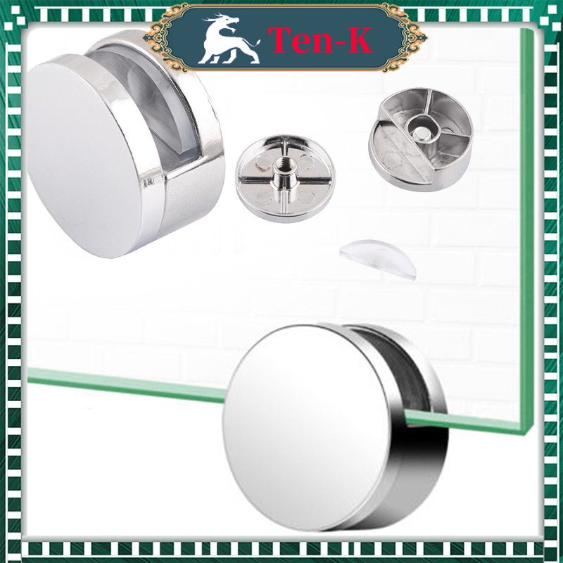 4Pcs Klem Jepit Kaca Cermin / Klip Penjepit Cermin Kaca / Glass Clip Penjepit