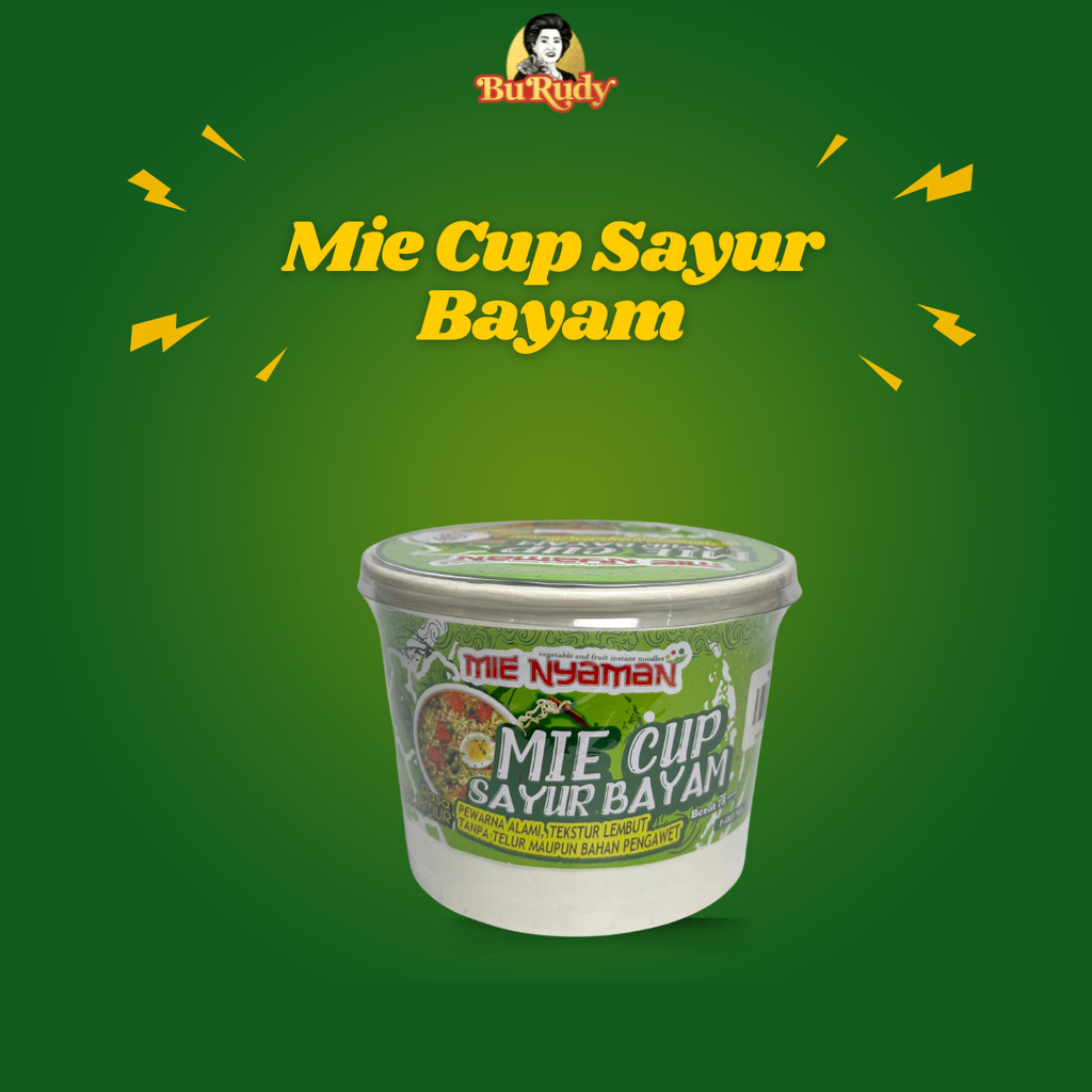

Mie Nyaman | Mie Cup Sayur Bayam 100g