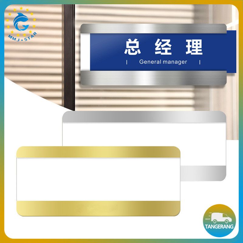 

Papan Nama Akrilik Sliding Holder Stainless Untuk Ruangan Kantor