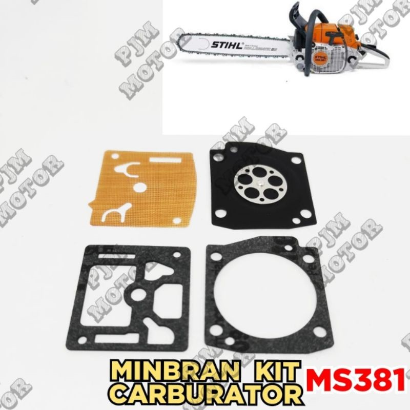 

MS381 MEMBRAN MIMBRAN CARBURATOR MINBRAN KARBURATOR MESIN CHAIN SAW SENSO SINSO STIHL STHIL MS380 amplas