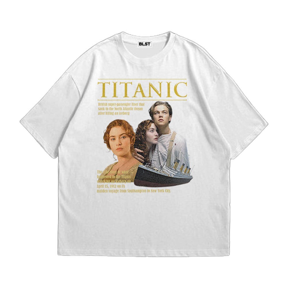 Tshirt Pria Wanita Titanic Desain Premium Cotton 24s Quality - 274