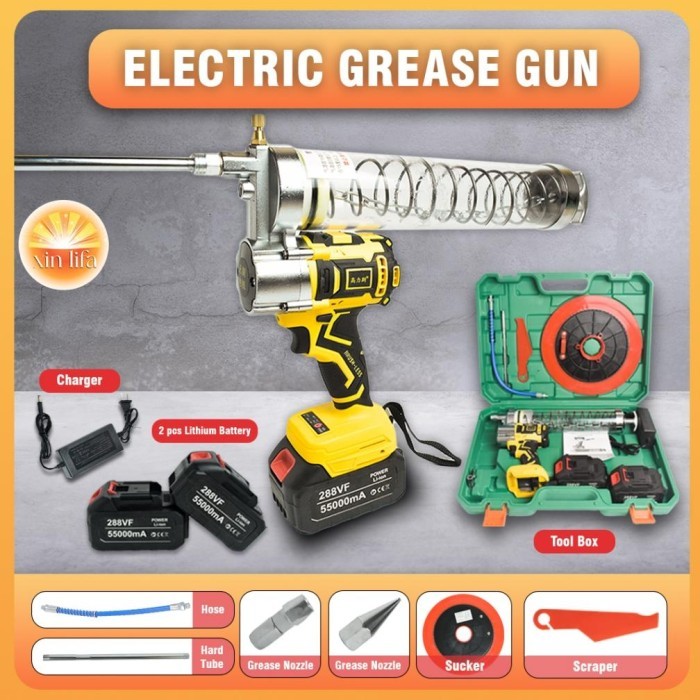 ==INCLUE PPN 11% == Alat GREASE Semprot Listrik Electric Spray Gun