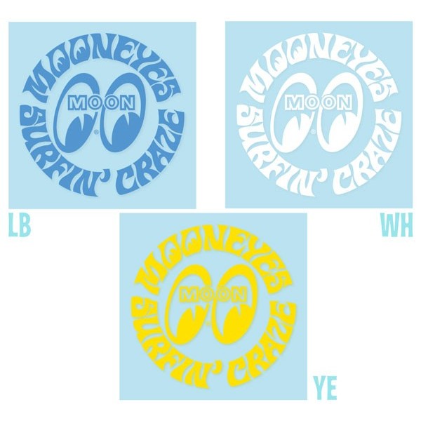 

MOONEYES Surfin' Craze Decal - LB Light Blue