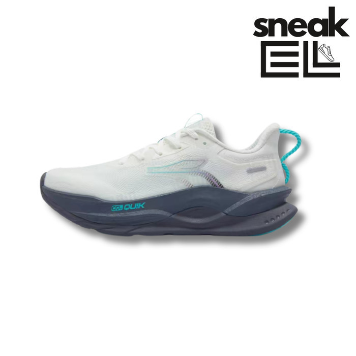 361° Red Flame 5 White Gray Original Sepatu Running Wanita/Running Shoes 682522218