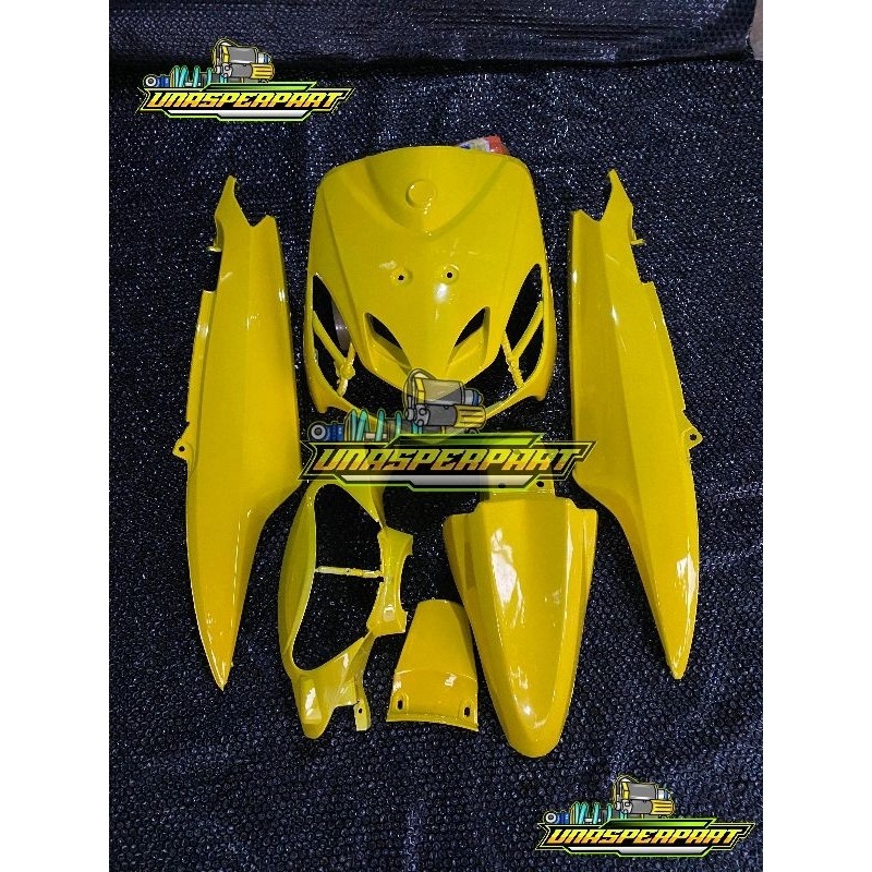 cover full body halus yamaha mio smile warna kuning (warna castom)