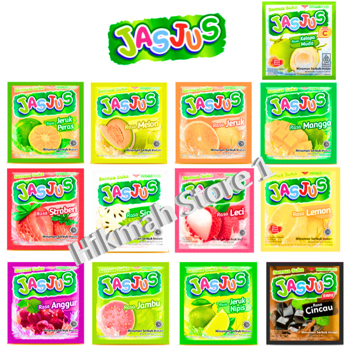 

JASJUS MINUMAN INSTAN SERBUK ANEKA RASA (1 RENCENG ISI 10 SACHET)