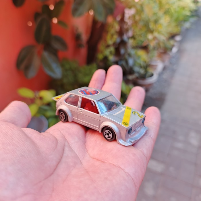 Polistil VW Golf Turbo Volkswagen Rare Vintage VHTF Loose 1/64 Miniatur Mainan Diecast