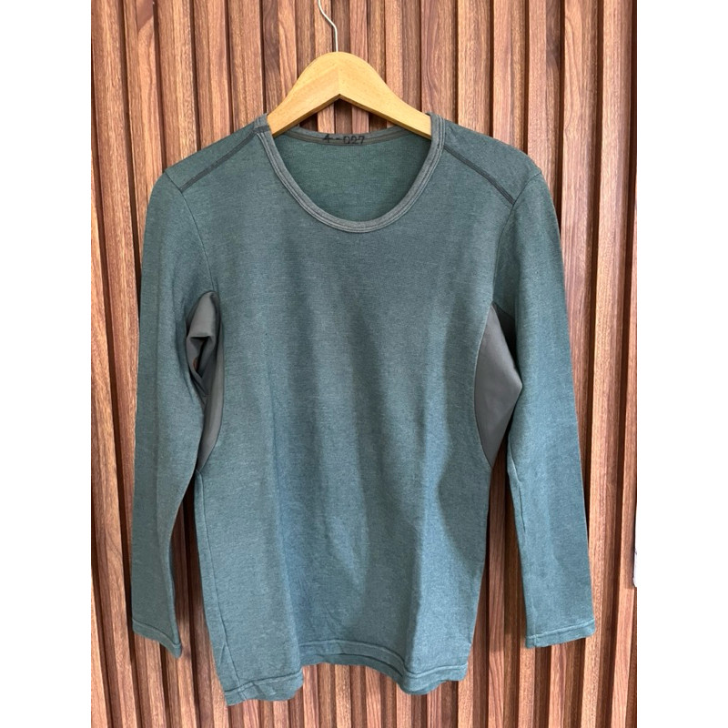 KAOS CEWEK LENGAN PANJANG HIJAU TOSCA SIZE M