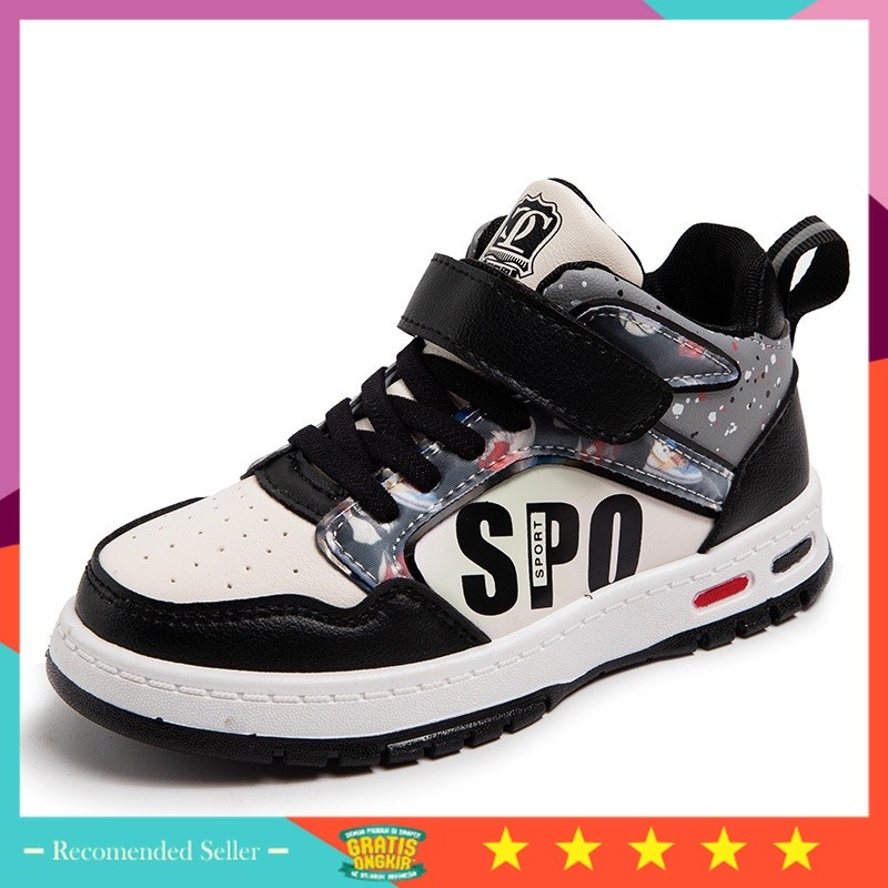 Sepatu Anak Keren Kekinian Sekolah Murah / MMS - (26-37) Theo Sepatu Sneakers Anak Remaja Laki-laki