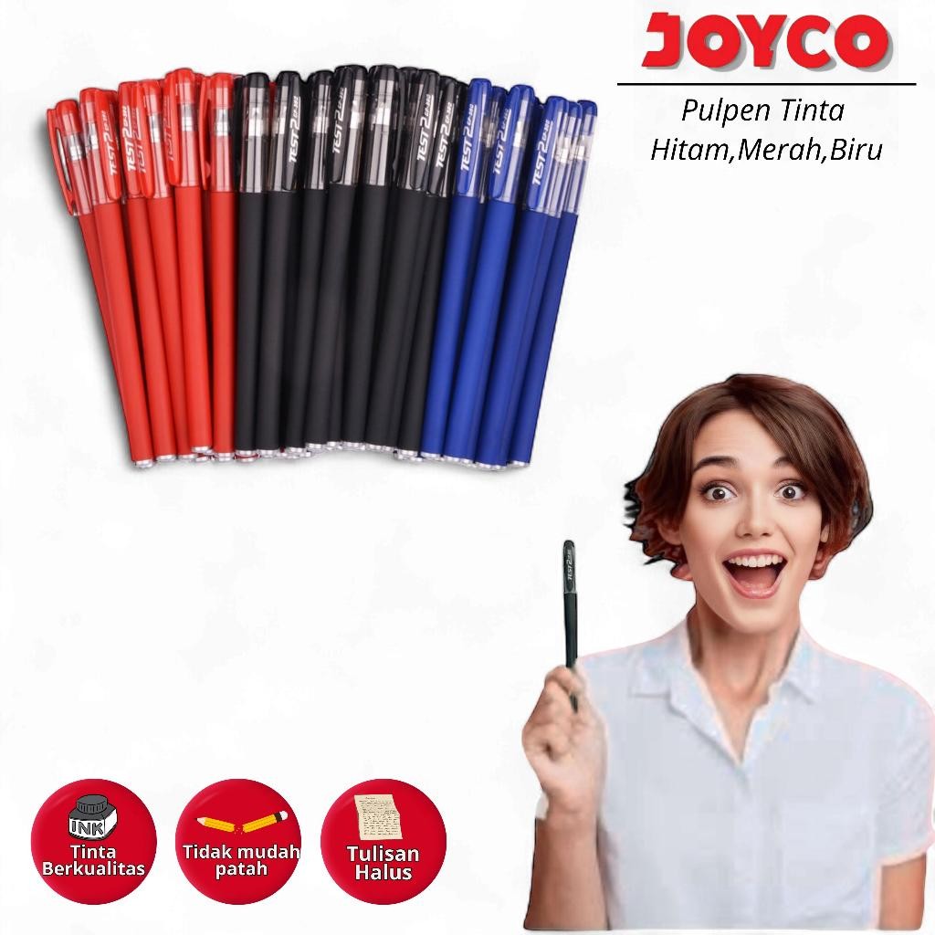 

6.6 Pulpen Tinta Hitam Isi 20 Pcs Menulis Menggambar Untuk Kantor Mahasiswa Pelajar Bisa Cod