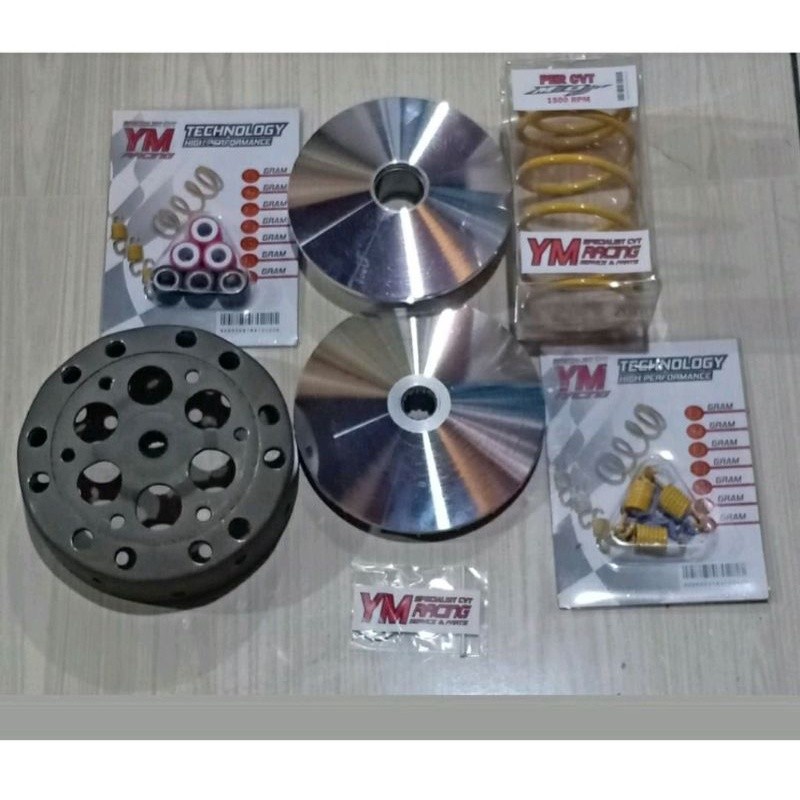ABOLAILSHOP  FULL UPGRADE CVT Upgrade Paket Kirian Ym racing /Paket Full Upgrade Honda Beat karbu/Be