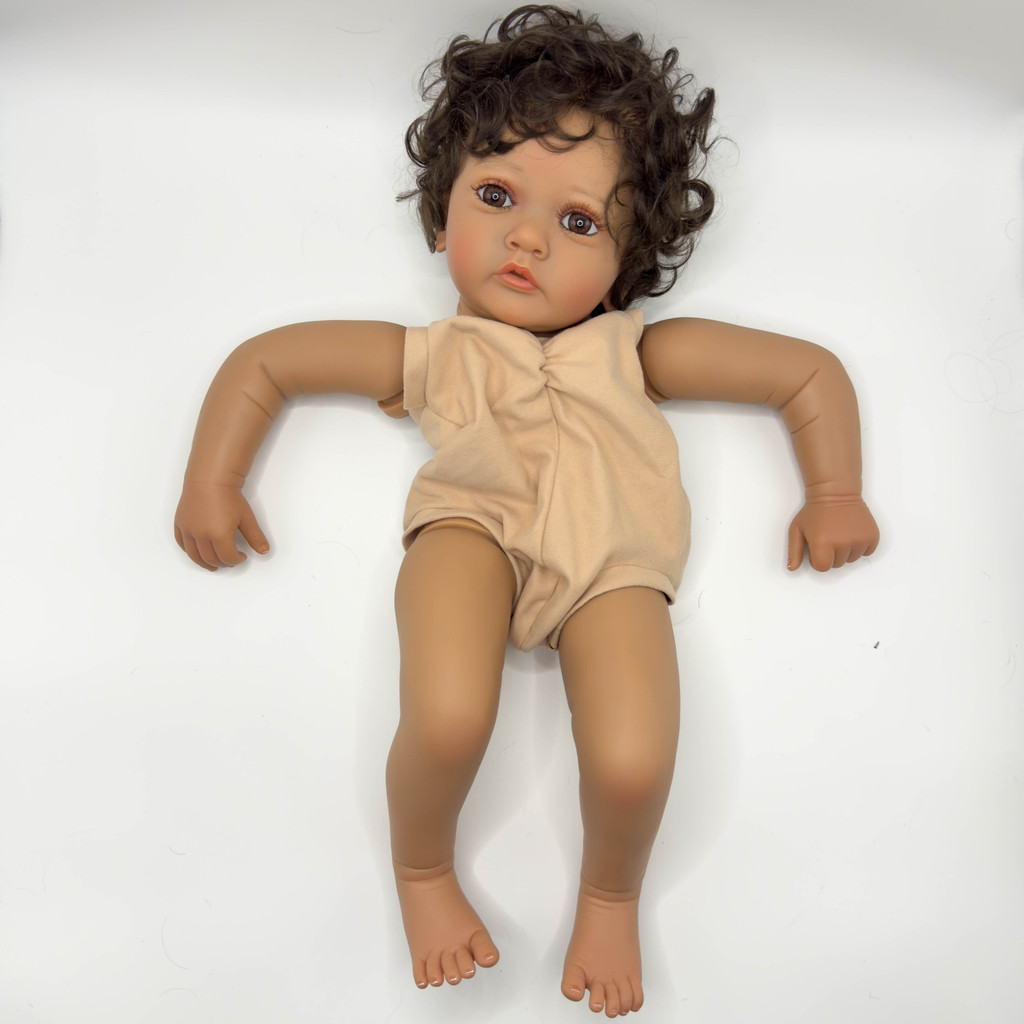 

NPK 24inch Ayana Lifelike Reborn Doll kit painted Doll kit Unfinished Doll parts with Hand Rooted Hair