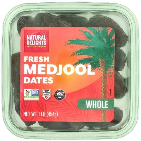 

Natural Delights KURMA MEDJOOL / NATURAL DELIGHTS PREMIUM DATES 454GR USA CALIFORNIA / Natural Delights KURMA MEDJOOL 340 gr - 454gr
