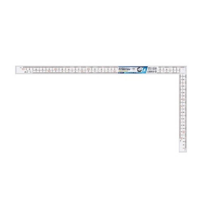 

SHINWA 11161 Penggaris Siku 50cm Carpenter's Square Wide White