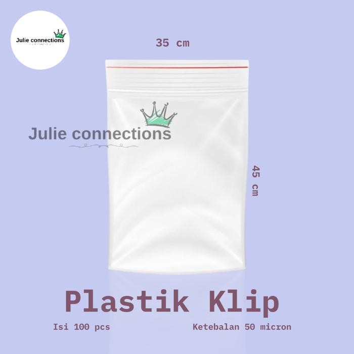 Kantong Plastik Klip Pajeko 35x45 / 35 x 45 cm Tebal 50 Micron isi 100 lembar