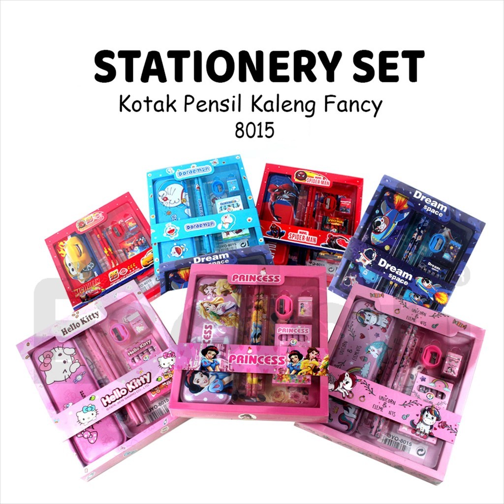 

Diskon Stationary Set 7in1 Karakter 8015 / Paket Alat Tulis Set + Crayon