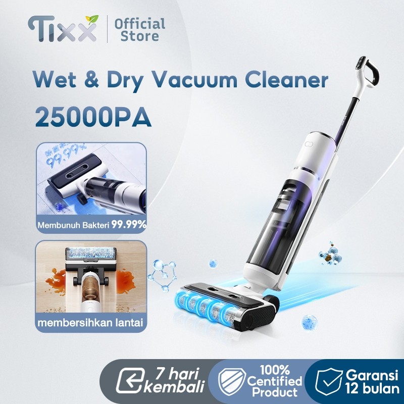Tixx Wet Dry Vacuum Cleaner 25000PA Cordless Penghisap Debu Pembersih Sterilisation Vacuum Cleaner
