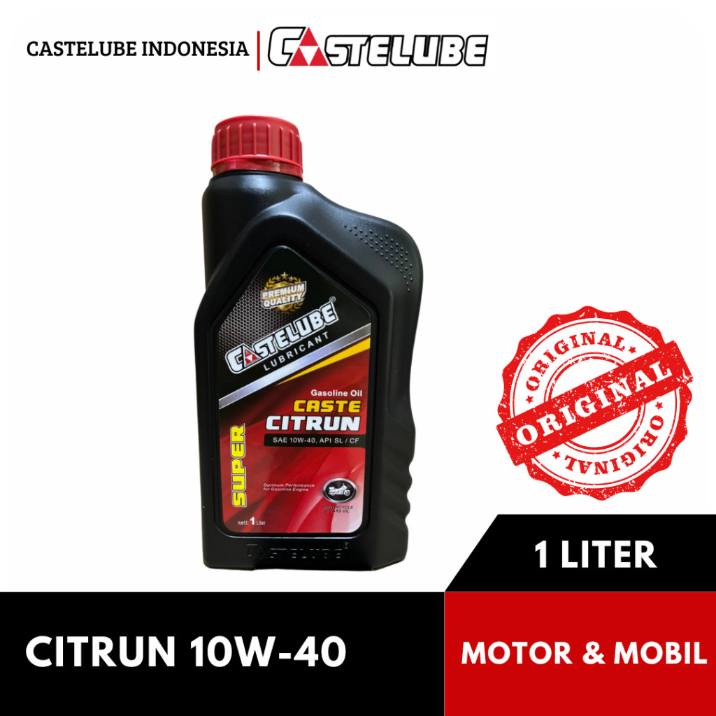 Oli Castelube  Citrun 10W-40 Untuk Motor dan Mobil 1 Liter