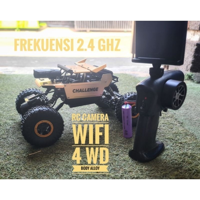 Mobil Rc camera wifi Body Alloy 4 wd