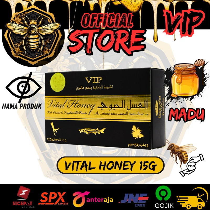 

Vital Honey VIP – Madu Herbal Alami untuk Energi & Daya Tahan Pria – 12 Sachet x 15g