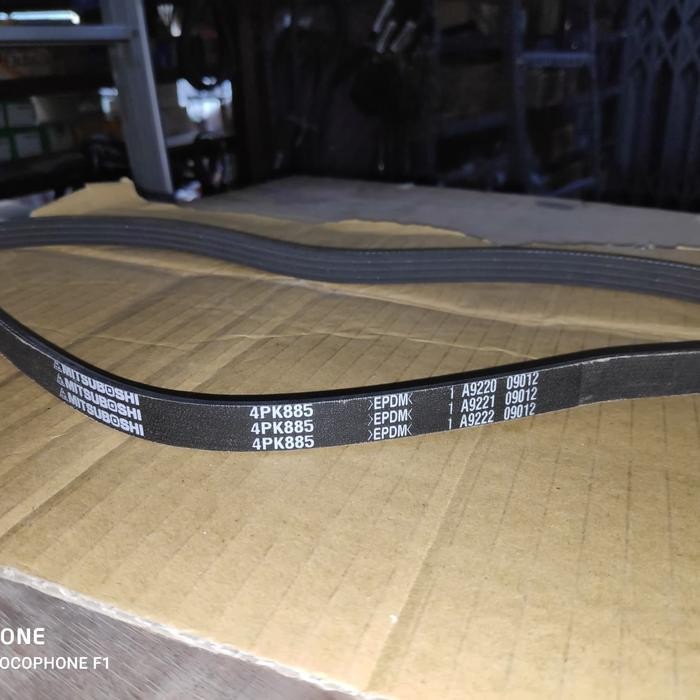 STOK BARU MITSUBOSHI Fan belt 4PK885 EPDM tali kipas fanbelt 4PK 885 TIMOR