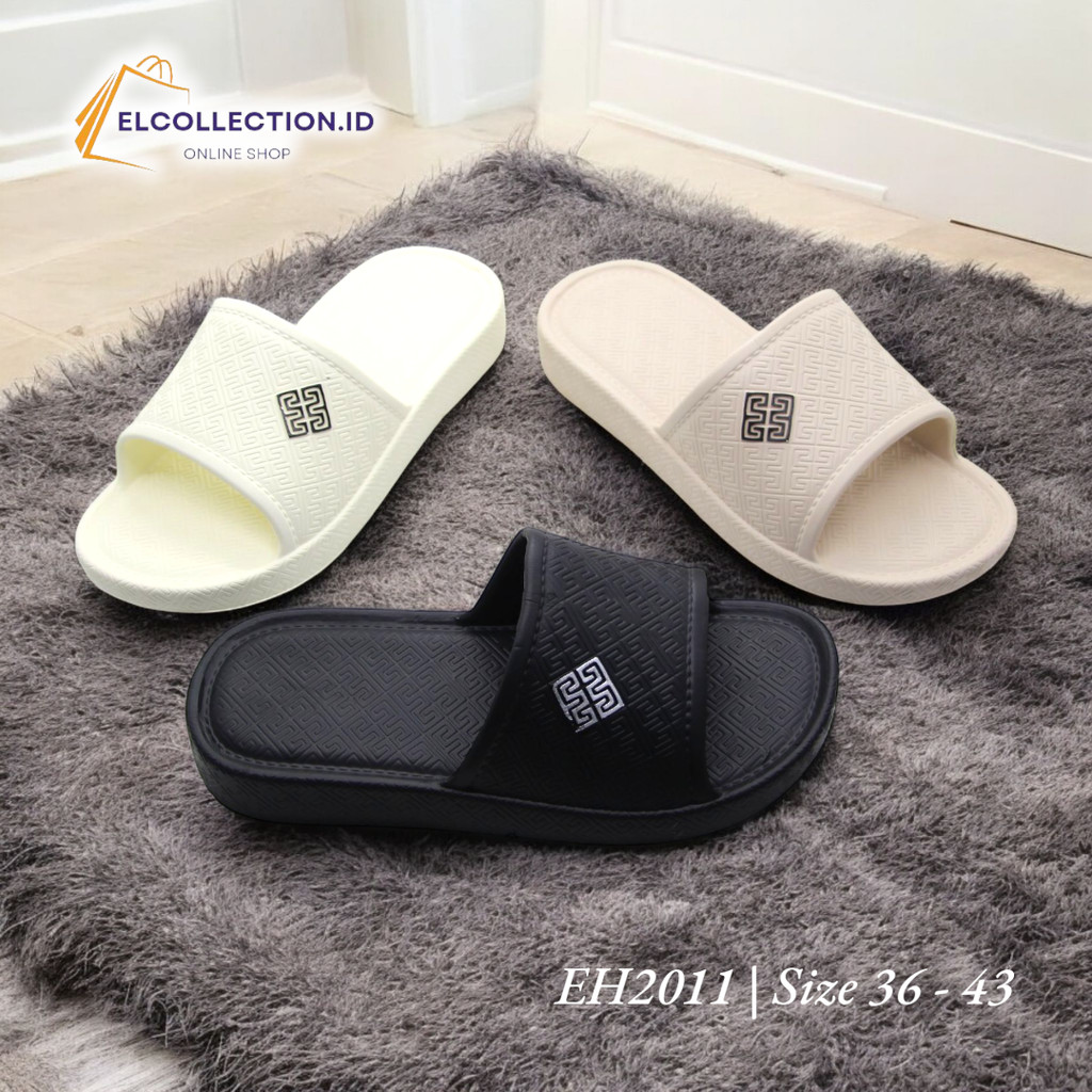 EH2011 | Sandal Slip On Unisex Wanita & Pria Terbaru 2025 | Sandal Selop Wanita Branded Original | S