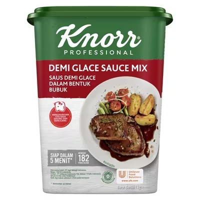 

Knorr Demi Glace Sauce Bubuk 1kg / KNORR - DEMI GLACE SAUCE MIX