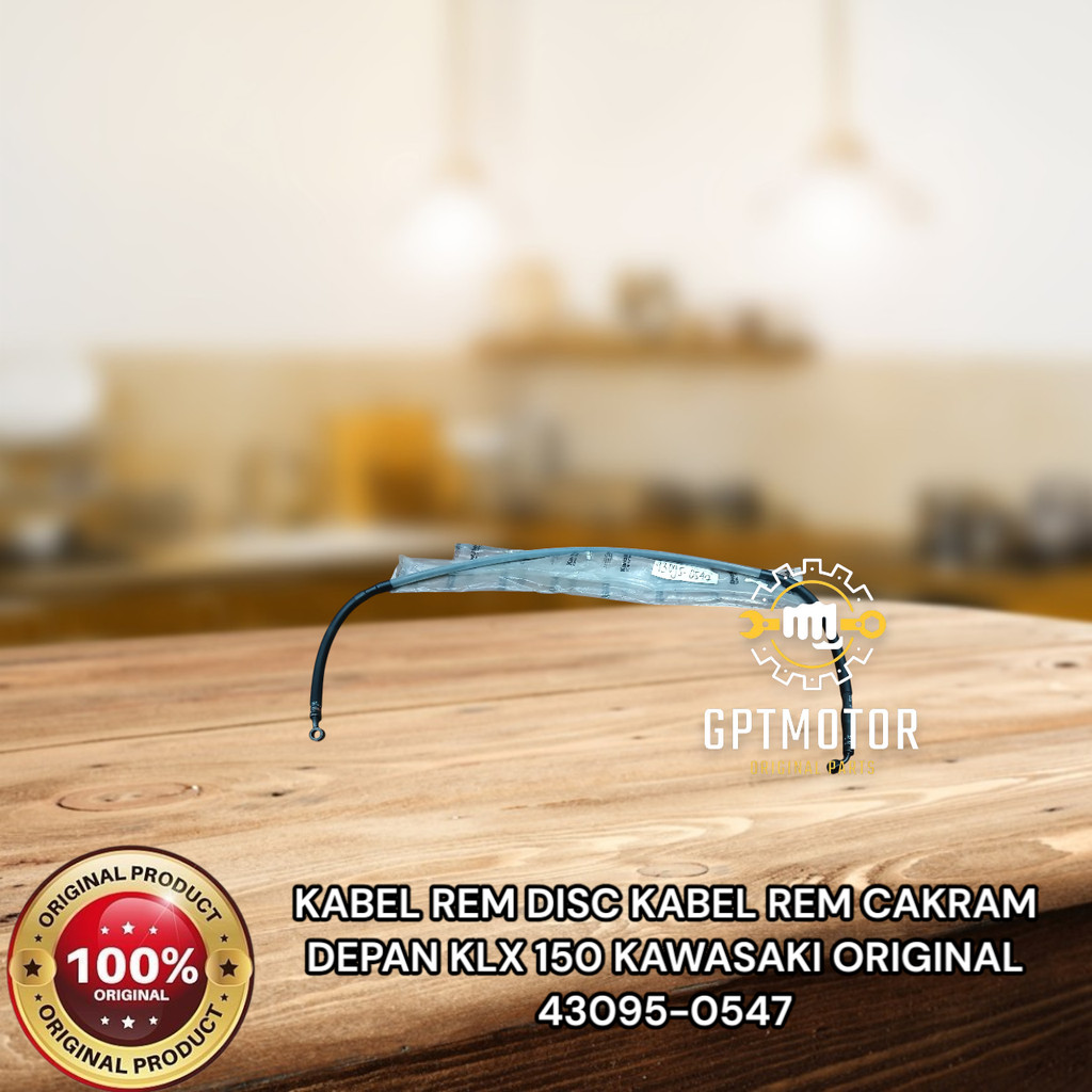 KABEL REM DISC KABEL REM CAKRAM DEPAN KLX 150 KAWASAKI  43095-0547
