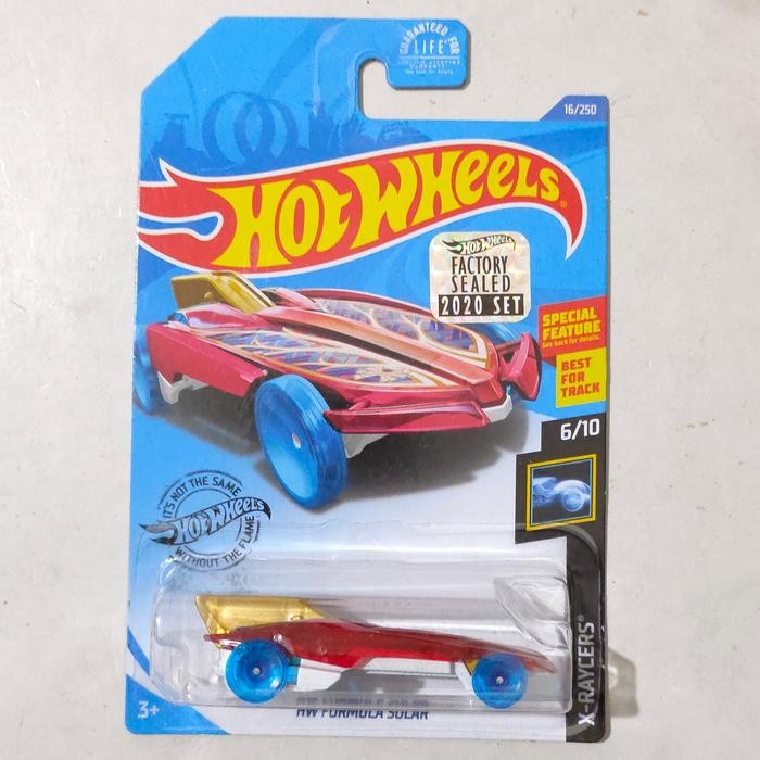 TR99 HW Hot Wheels HW Formula Solar merah Factory Sealed 2020 X Raycers