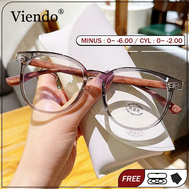 Viendo Kacamata Photocromic Minus Anti Radiasi Blueray Wanita Pria Cowok Frame Bluecromic Potocromic