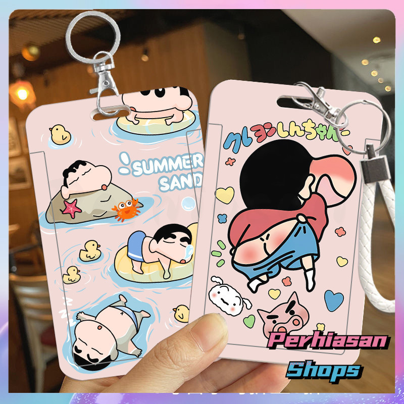 

ID CARD HOLDER MOTIF KAWAII TEMPAT KARTU PHOTOCARD PHOTO CARD MEMBERIKAN TALI TANGAN TINGKAT TINGGI,Gaya Instagram, Warna Murni, Sederhana Mendukung Diskon Untuk Grosir, Shin-chan Yang Lucu