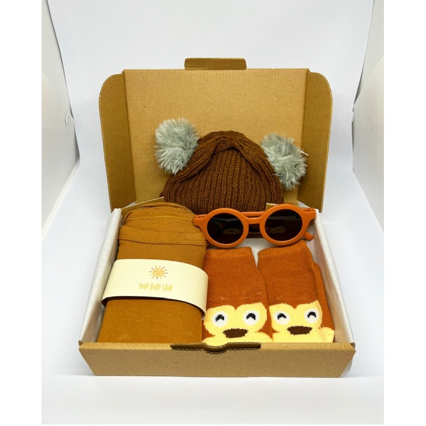 

[Best Seller] Your Baby Shop Premium Hampers Bayi | Newborn Baby Gift Set - Cokelat