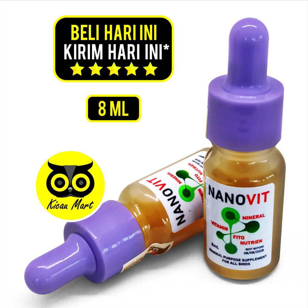 KICAU MART Vitamin Nanovit Smart Mastering For All Birds Serum Vitamin Burung Obat Gacor Berkicau