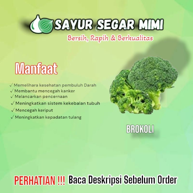 

Brokoli - Sayur Palembang