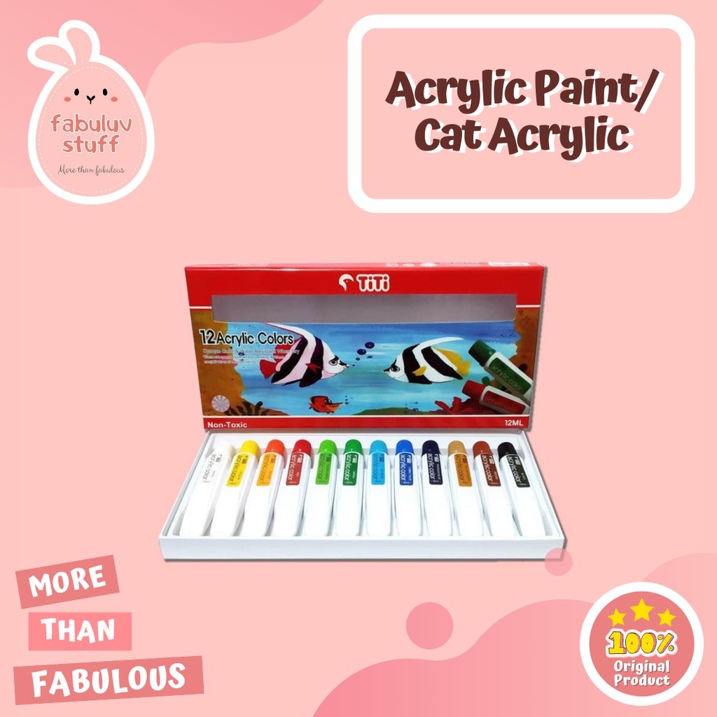 

ATK ~ Cat Acrylic 12 Warna