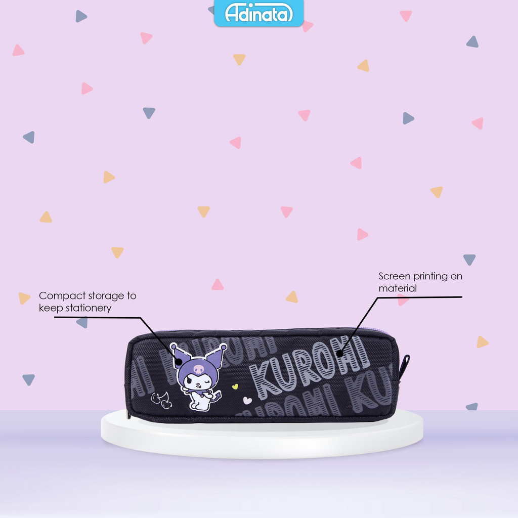 

Kuromi Nara Single Soft Pen case 2432-0502 Adinata / Tempat Pensil