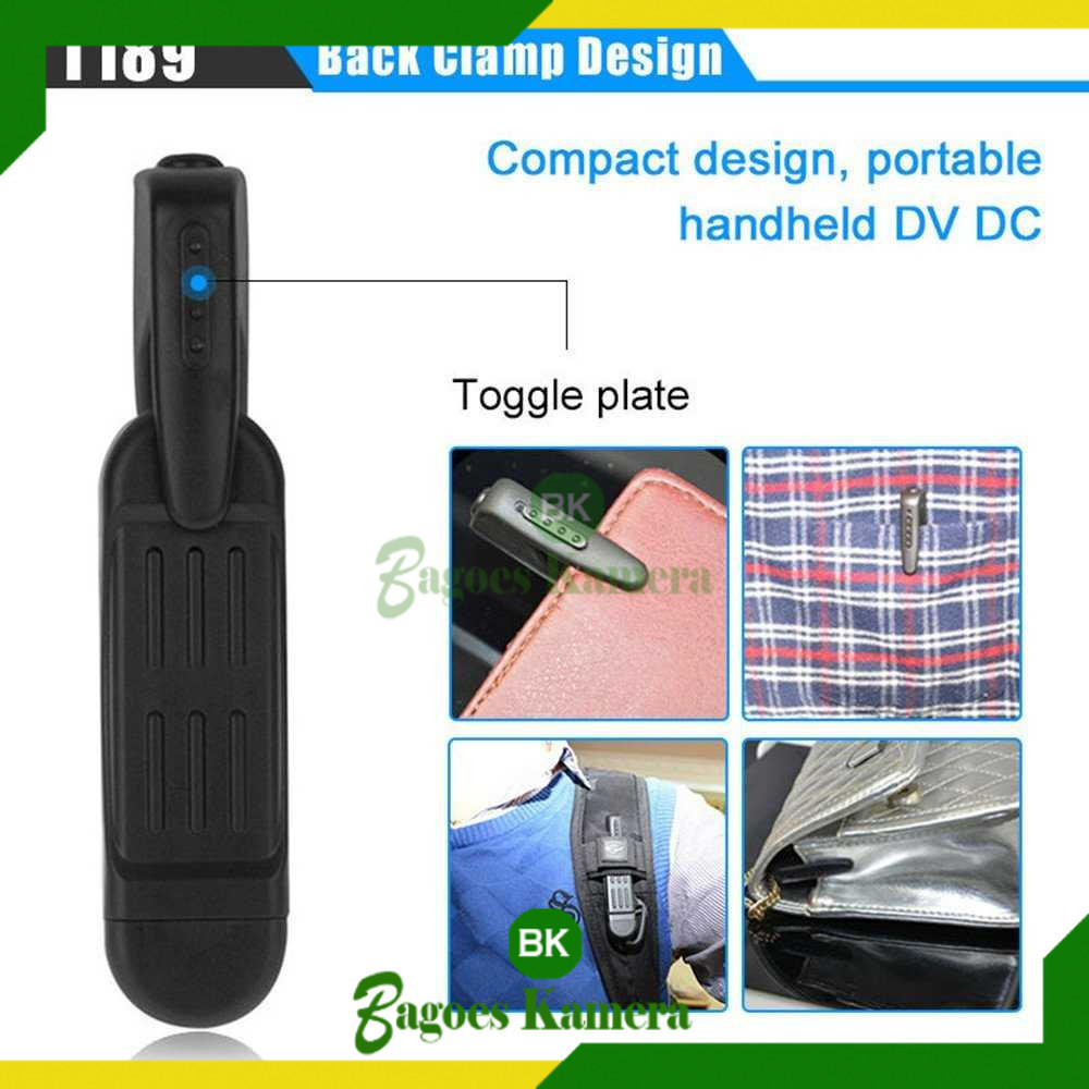 [BK] Arsmundi Kamera Pengintai Spy Camera Bentuk Pulpen Clip Bolpoint 1080P Kamera Pengintai Spy Cam