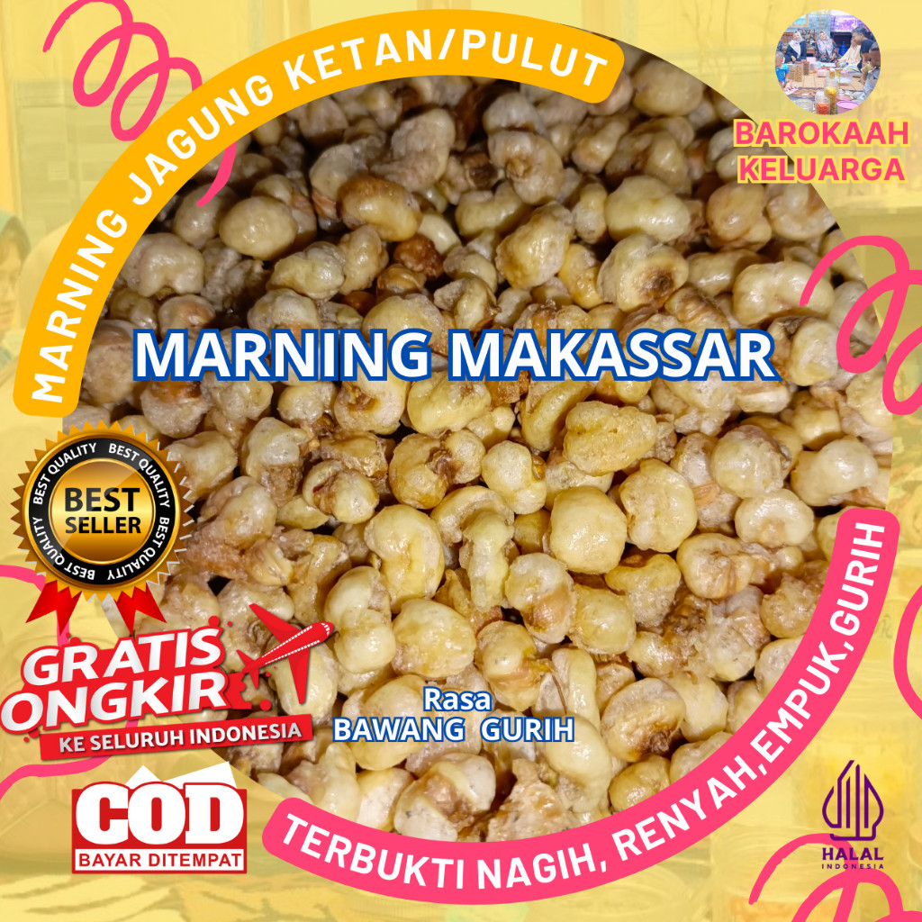 CEMILAN MARNING JAGUNG KETAN/ SNACK MARNING JAGUNG PREMIUM/ MARNING JAGUNG SUPER DUPER EMPUK RENYAH 