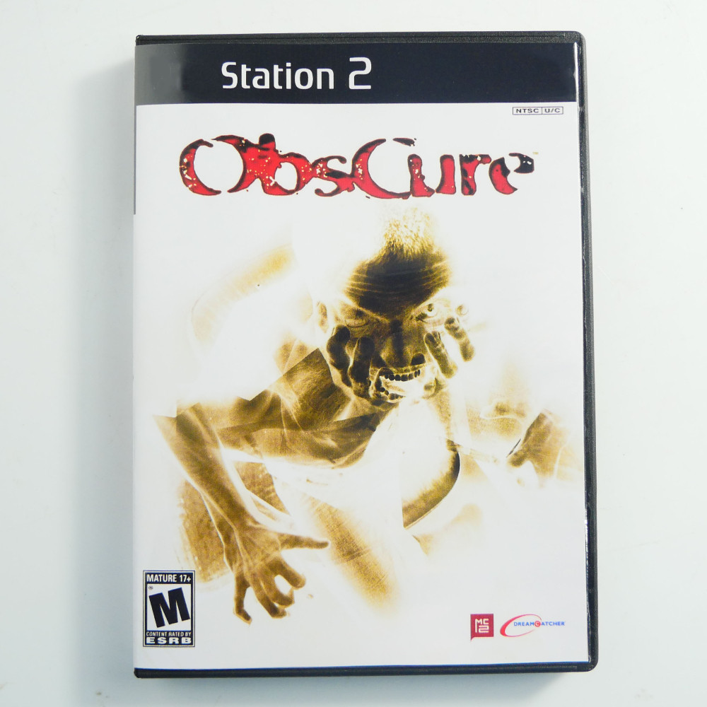 PS2 obscure With Manual Copy Disc Game Unlock Console Station 2 Retro Optical Driver Retro Video Gam