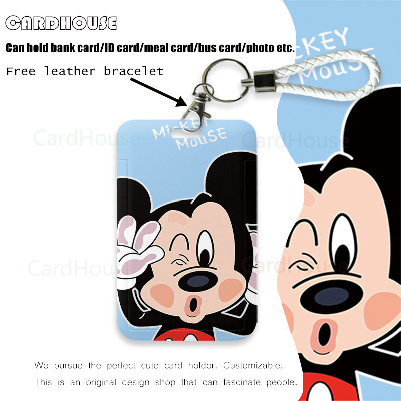 

( CardHouse ) INS ID CARD HOLDER Kartun Mickey LT45 Tempat Kartu Photocard Photo Card KARTUN