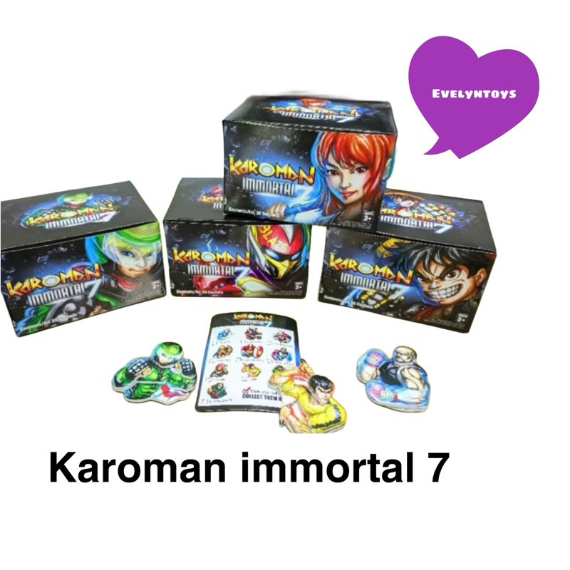 DJ88SD 1 Box Puzzle 3D Karoman Immortal 7/6 Isi 30 Sachet  (random 6 dan 7)