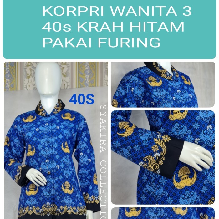 BEST SELLER korpri/pgri wanita dan pria - KORPRI WANITA 3, M