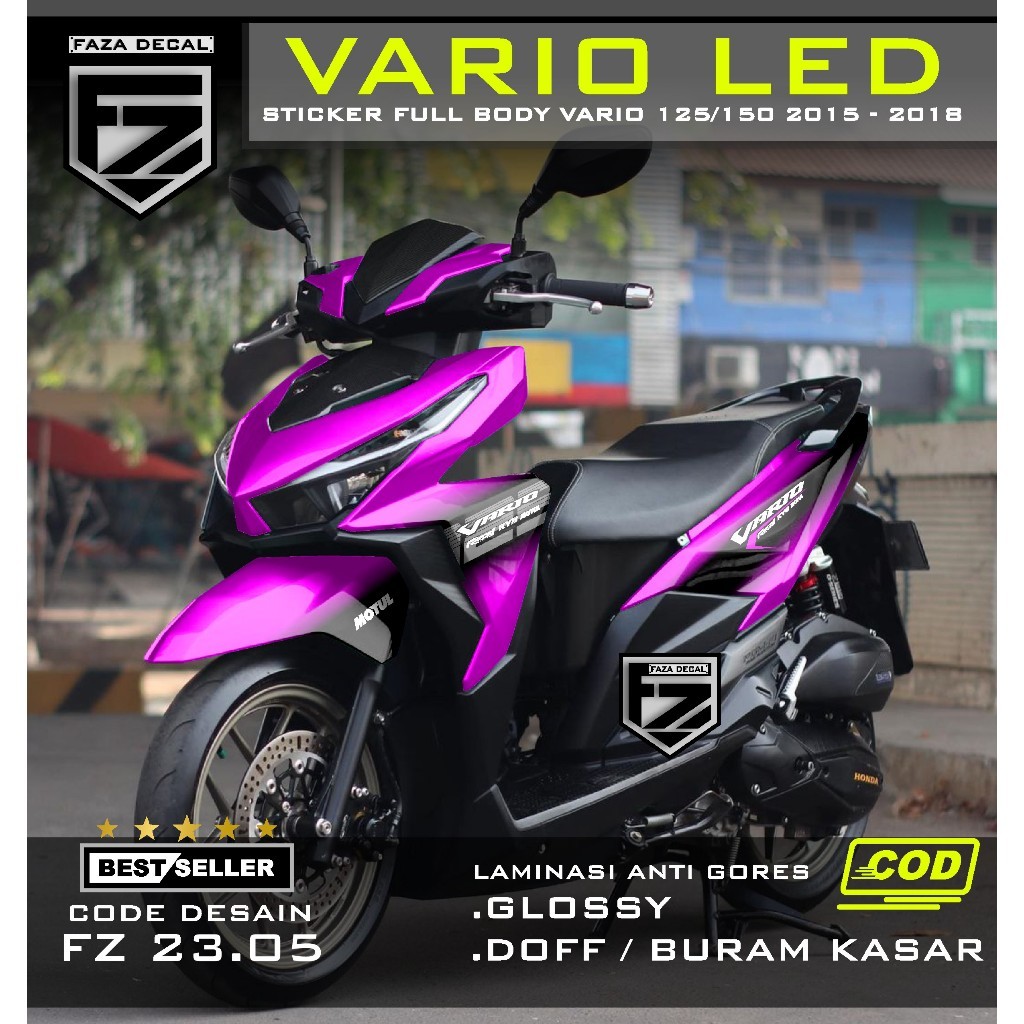 TERBARU DECAL STICKER VARIO 125/150 LED FULL BODY - STIKER MOTOR HONDA VARIO 125/150 2015 2016 2017 