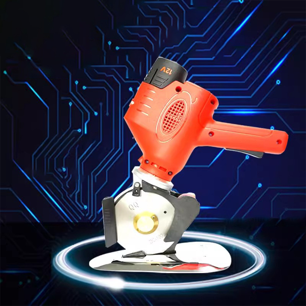 

Rechargeable Electric Round Knife Cutting Machine Clothing Fabric Electric Scissors Leather Fabric Paper Cutting Machine