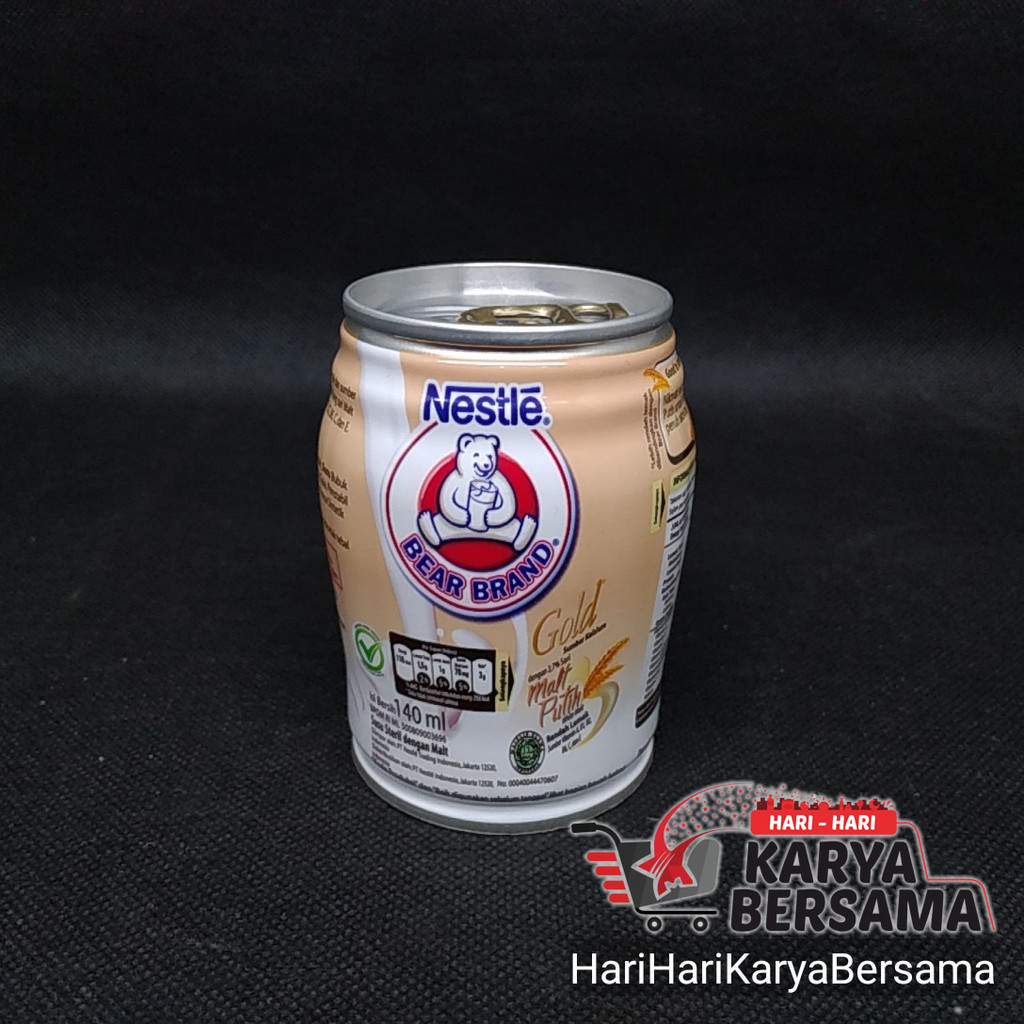 

NESTLE BEAR BRAND GOLD MALT PUTIH SUSU STERIL 140ML